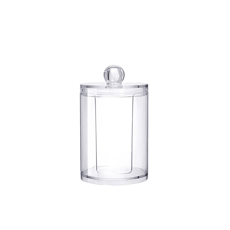 Make Wattenschijfje Organizer Badkamer Opbergdoos Voor Wattenstaafjes Cosmetica Sieraden Make Remover Pad Container Met Bamboe: 1-2