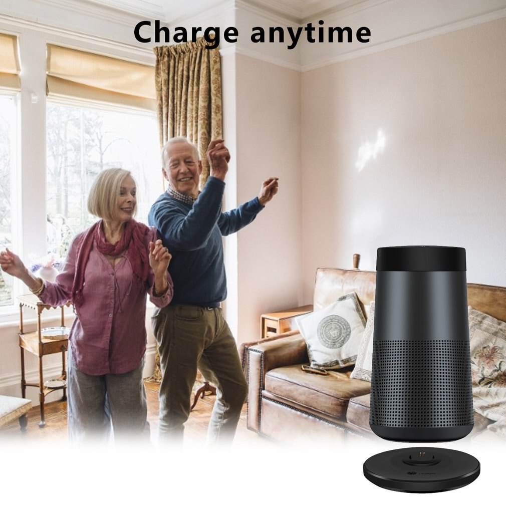 Portable Desktop Charging Dock Station Cradle ABS Plastic Charging Stand Pad Speaker Charger