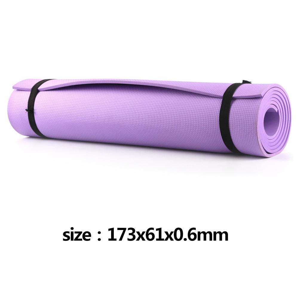 1730x610x4mm EVA Yoga Mat All Purpose Non-Slip Environmental Gymnastic Pilates Exercise Mat: purole