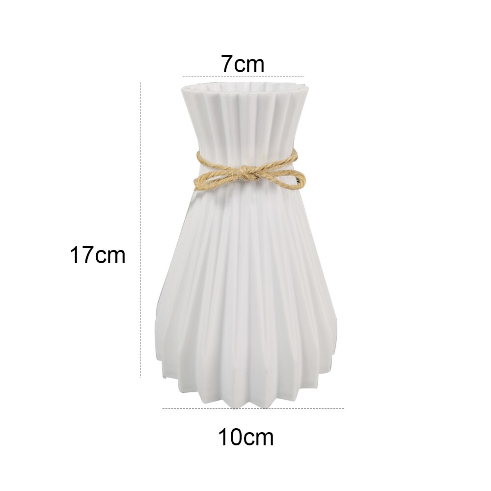 Plastic Vazen Woondecoratie Anti-Keramische Vazen Europese Bruiloft Moderne Decoraties Rotan-Achtige Onbreekbaar Creatieve Eenvoud