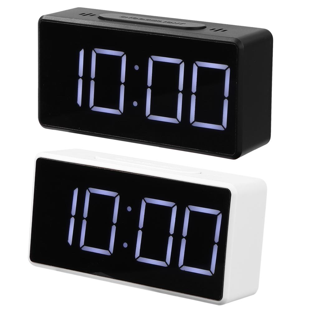 Led Display Digitale Wekker Snooze Tafel Klok Elektronische Klok Bureau Wekker Met Usb Timer Kalender °C-℉ thermometer