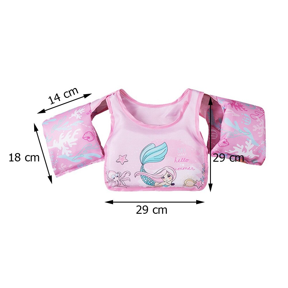 Gilet de flottaison en mousse de sécurité pour enfants et bébés, gilet de sauvetage, piscine épaissie, manchon de bras d'entraînement, accessoire pour nourrissons #38