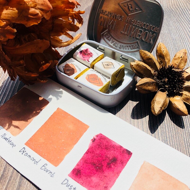 Aarde Bereik-Handgemaakte Aquarel Verf-Kunstenaars Pigmenten-Verven, Inkten &amp; Kleurstoffen-Handleiding Acuarela