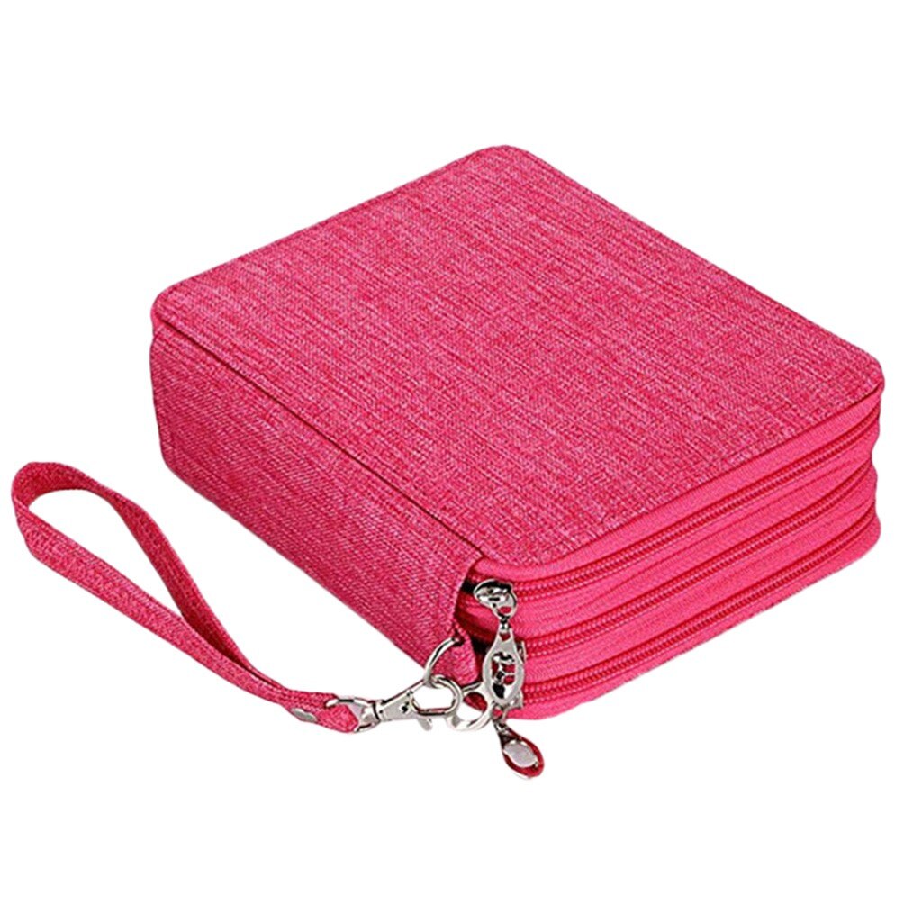 72 Kleur 78 Gat Schilderen Pen Zak Briefpapier Zak Potlood Opbergtas Levert Voor School Kantoor Accessoires Opbergtas # g3: Pink
