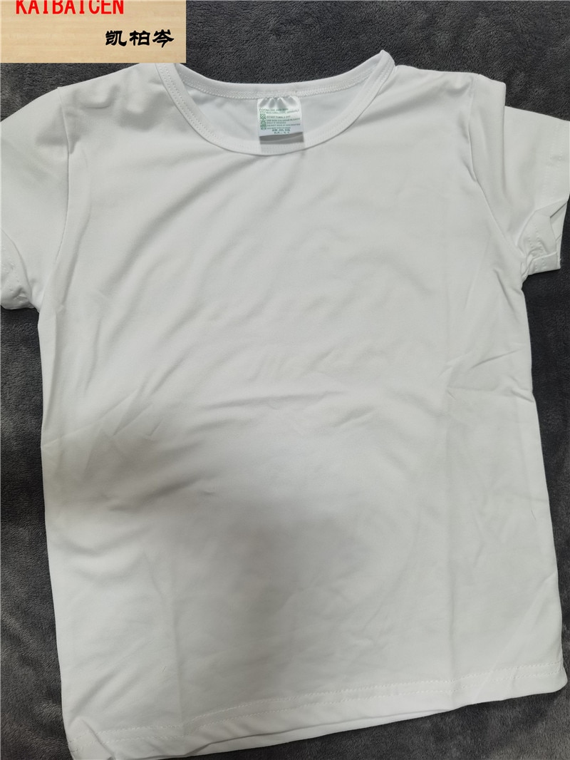 5pcs/lot Sublimation Blank White Modal Children's Kids T-shirt 2 -11 years Heat Press Dye sublimation ink Transfer