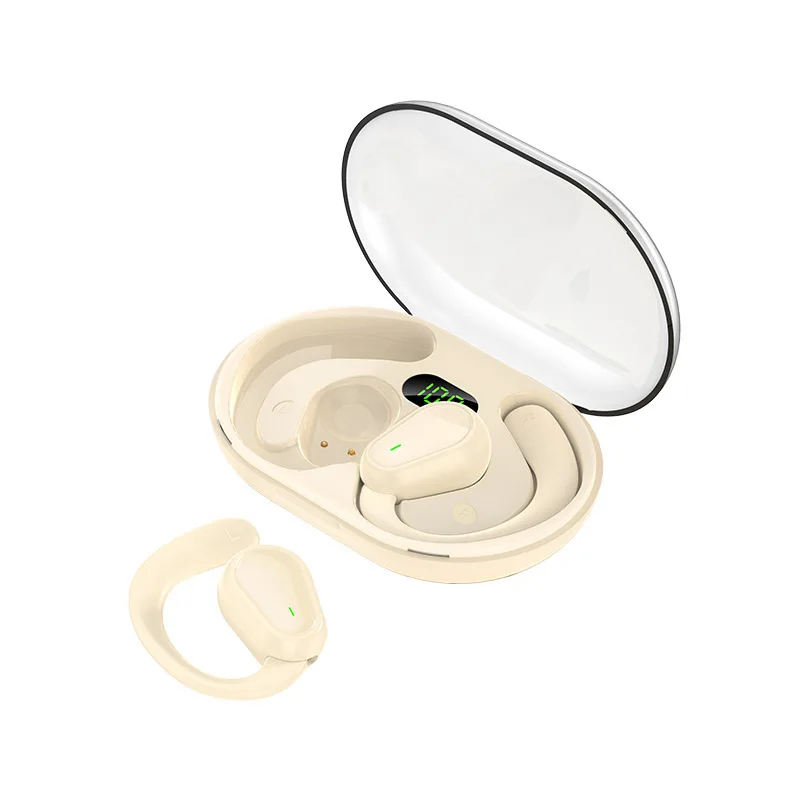 Bluetooth 5.3 hoofdtelefoon oorhaak oortelefoon draadloze koptelefoon hifi stereo waterdichte headset ruisonderdrukking oordopjes voor Xiaomi: Blauw