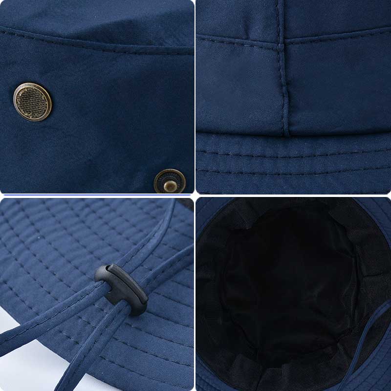 Sombrero de cubo sólido para mujer y hombre, visera de viaje, sombrero para el sol, pareja, trueno, ala ancha, protección UV, visera al aire libre, pesca, novedad