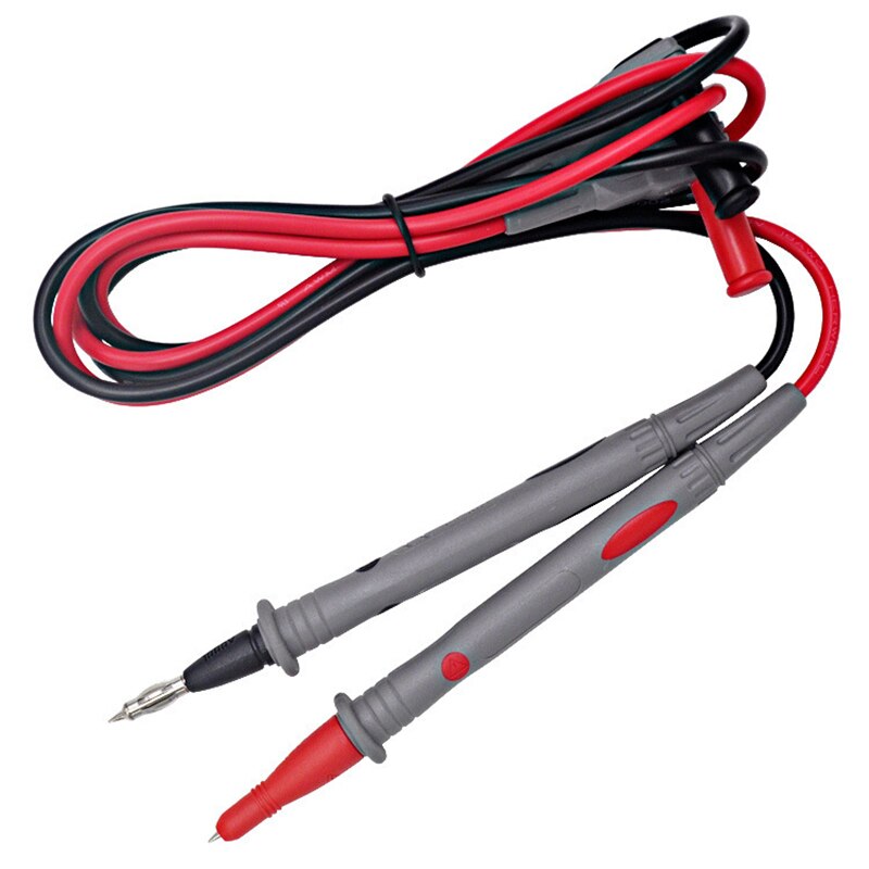 QHTITEC Electrical Multimeter Test Leads Set lantern Tip Test Lead Replaceable Multimeter Probe Test Wire Kit Alligator Clip
