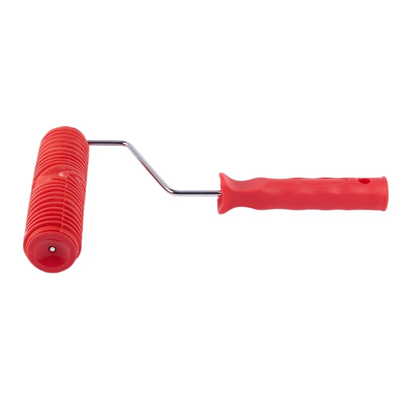 2Pcs 7 Inch Wood Grain Embossing Roller Wall Bedroom Decorative Roller Wood Grain Pattern Embossed Texture Painting Tool Roll Br