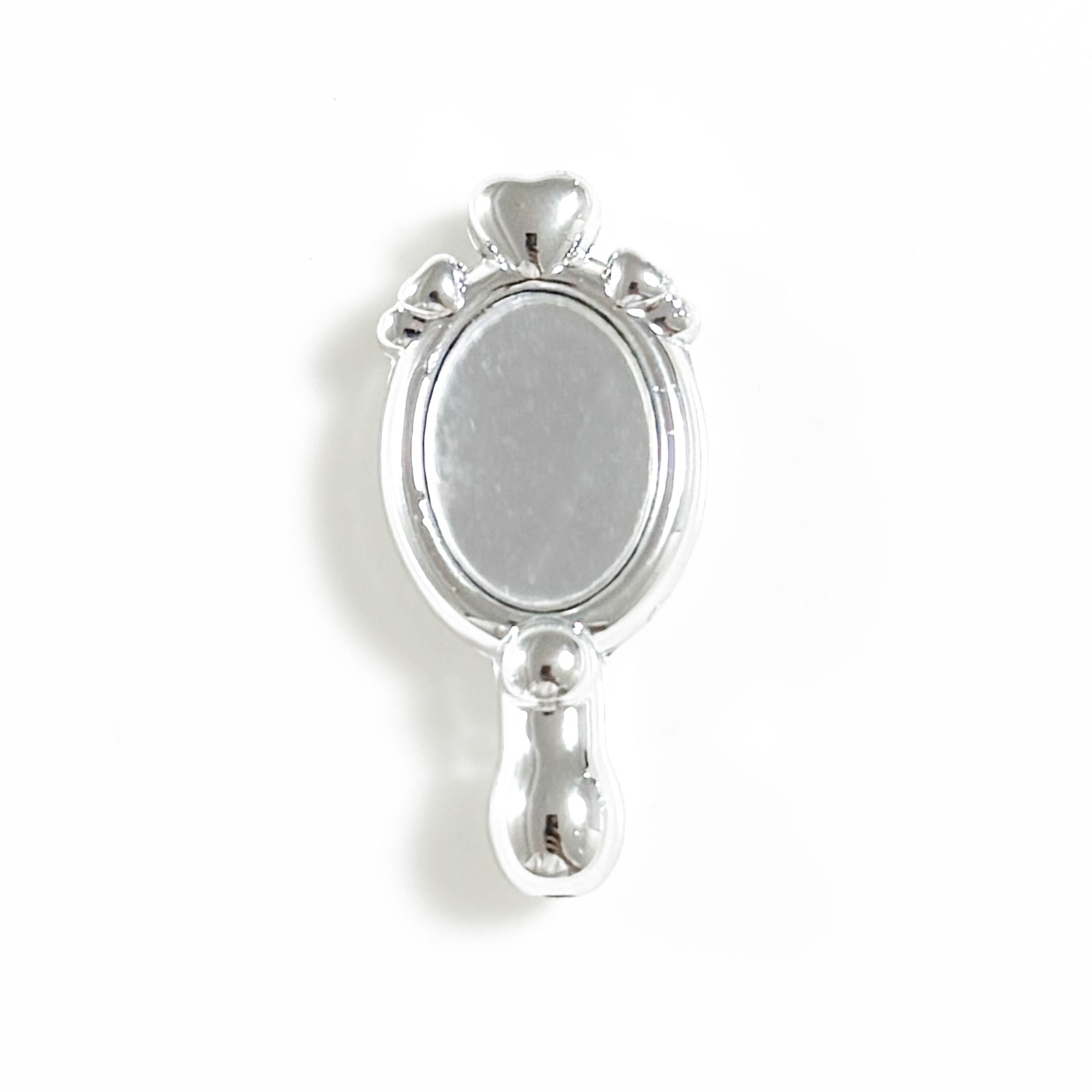 Espejo de belleza mágico de mano, cuentas Kawaii para fabricación de joyería, manualidades, decoración, collar, cadena de teléfono, accesorios de bolígrafo con cuentas: Cobre envejecido