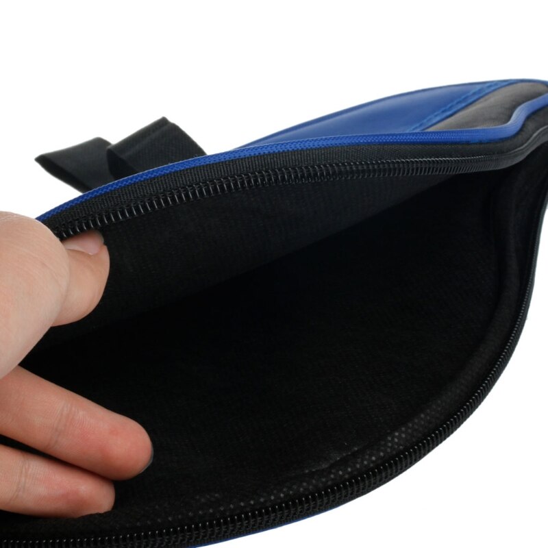 OOTDTY Portable Waterproof Table Tennis Racket Case Bag For Ping Pong Paddle Bat Cover Case Protector