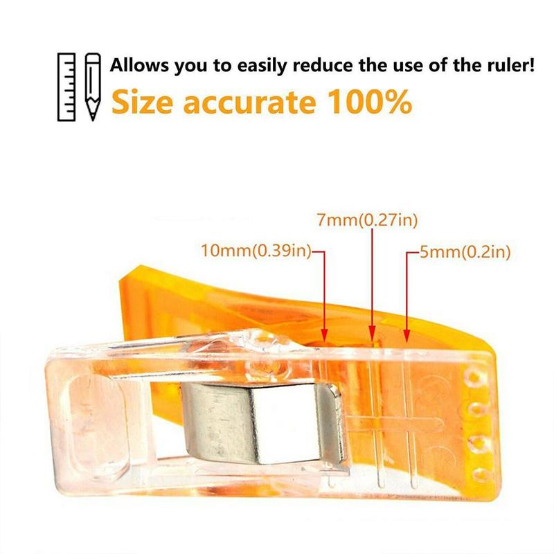 10pc pince en plastique Patchwork couture bricolage artisanat couette Suture pince Patchwork couture bricolage artisanat couette Suture dossier