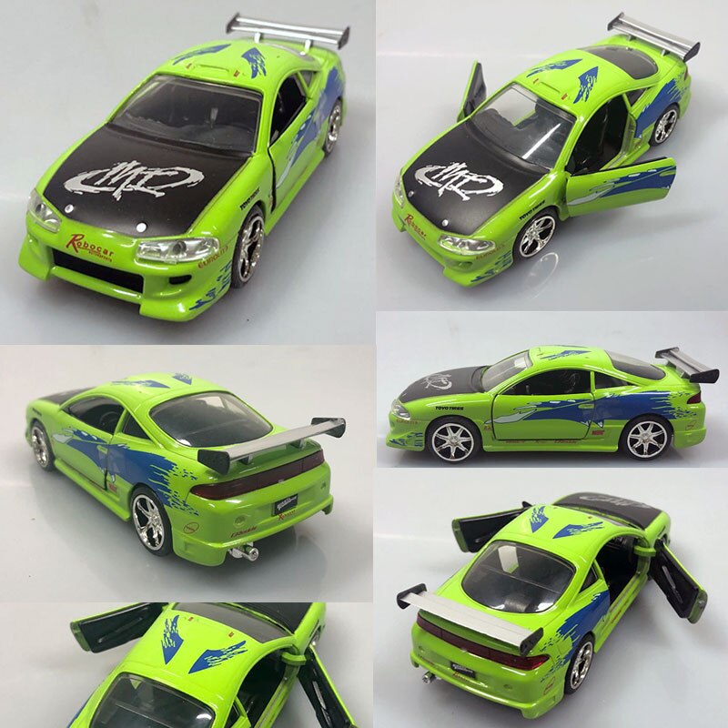 JADA 1/32 Bilancia Modello di Auto Giocattoli 1995 Mitsubishi Eclipse Diecast In Metallo da Auto Giocattolo Modello Per Il Regalo, I Bambini, la Raccolta