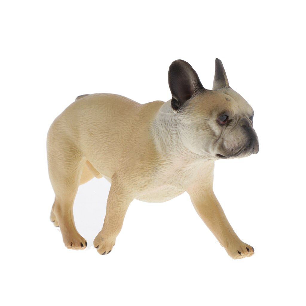 Figurines d&#39;animaux sauvages en plastique, modèle de jouet pour enfants, Collection réaliste: Bulldog 2