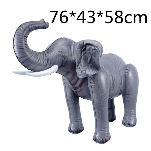 Huge Simulation Animals Inflatable Balloon Model Frog Elephant Giraffe Zebra Lion Balons Kid Birthday One1st Wild Woodland Balon: elephant