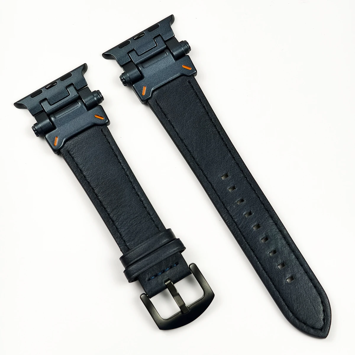 Lederen band voor Apple Watch Ultra 2 Band 49 mm 3 2 1 42 mm Armband voor Iwatch Series 10 46 mm 9 8 7 6 SE 5 44 mm 45 mm horlogeband: Beige / 19mm