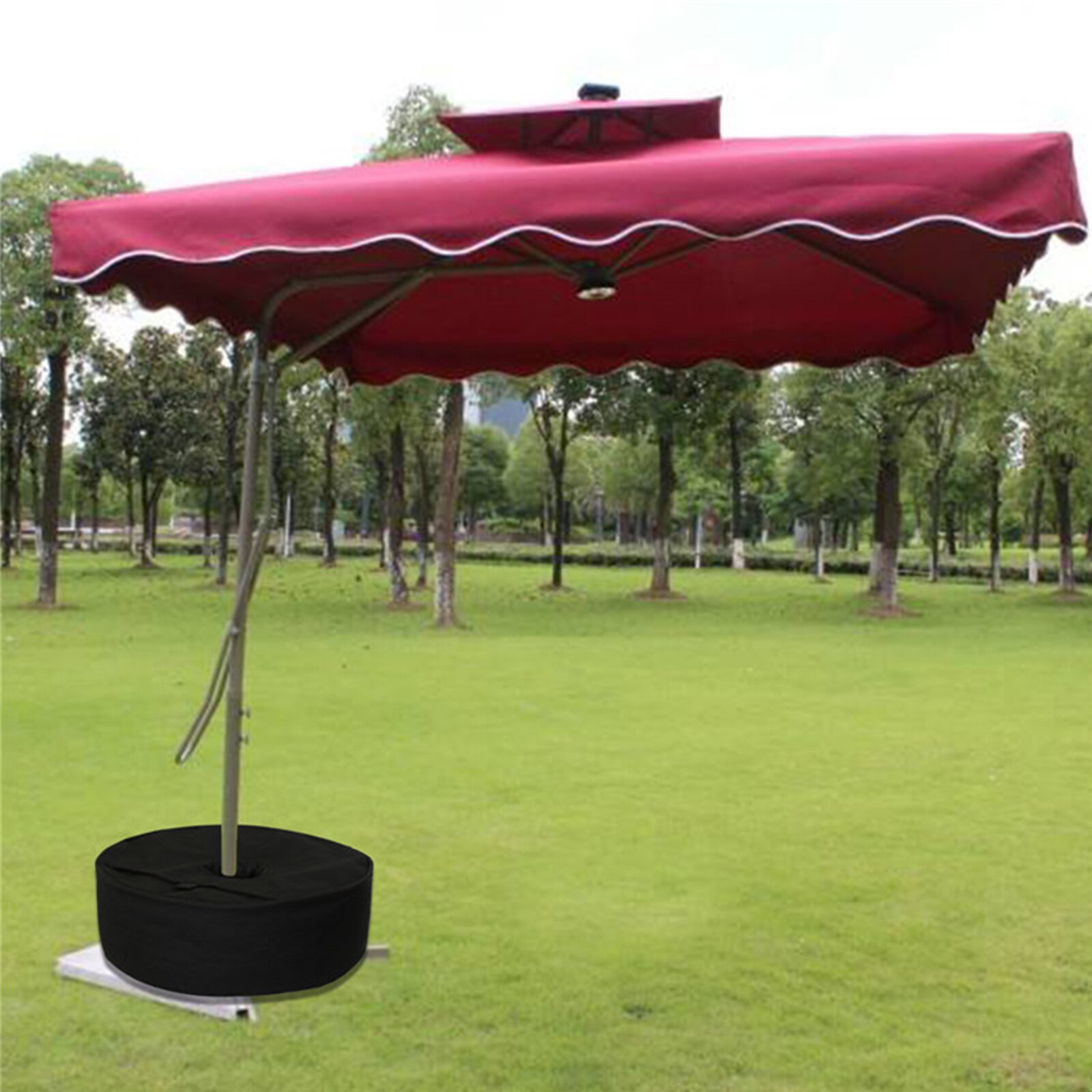 Strand Parasol Strand Tent Zandzak Paraplu Base Gewicht Tas Zonnescherm Zwaartekracht Base Bag Voor Zon Onderdak Winddicht Paraplu Base