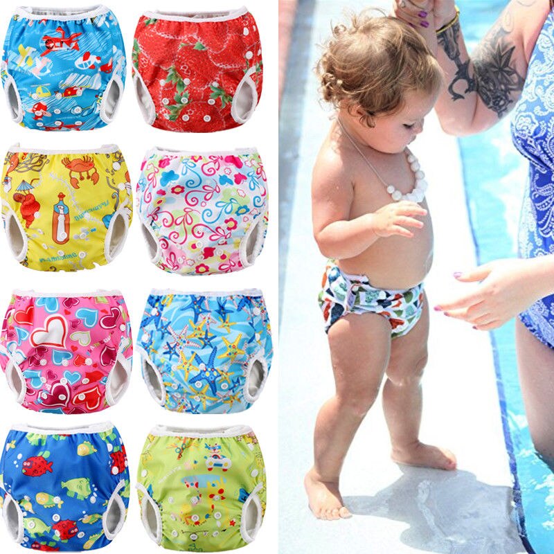 Swim Nappy Luier Lekvrij Herbruikbare Verstelbare Baby Baby Zomer Badpak