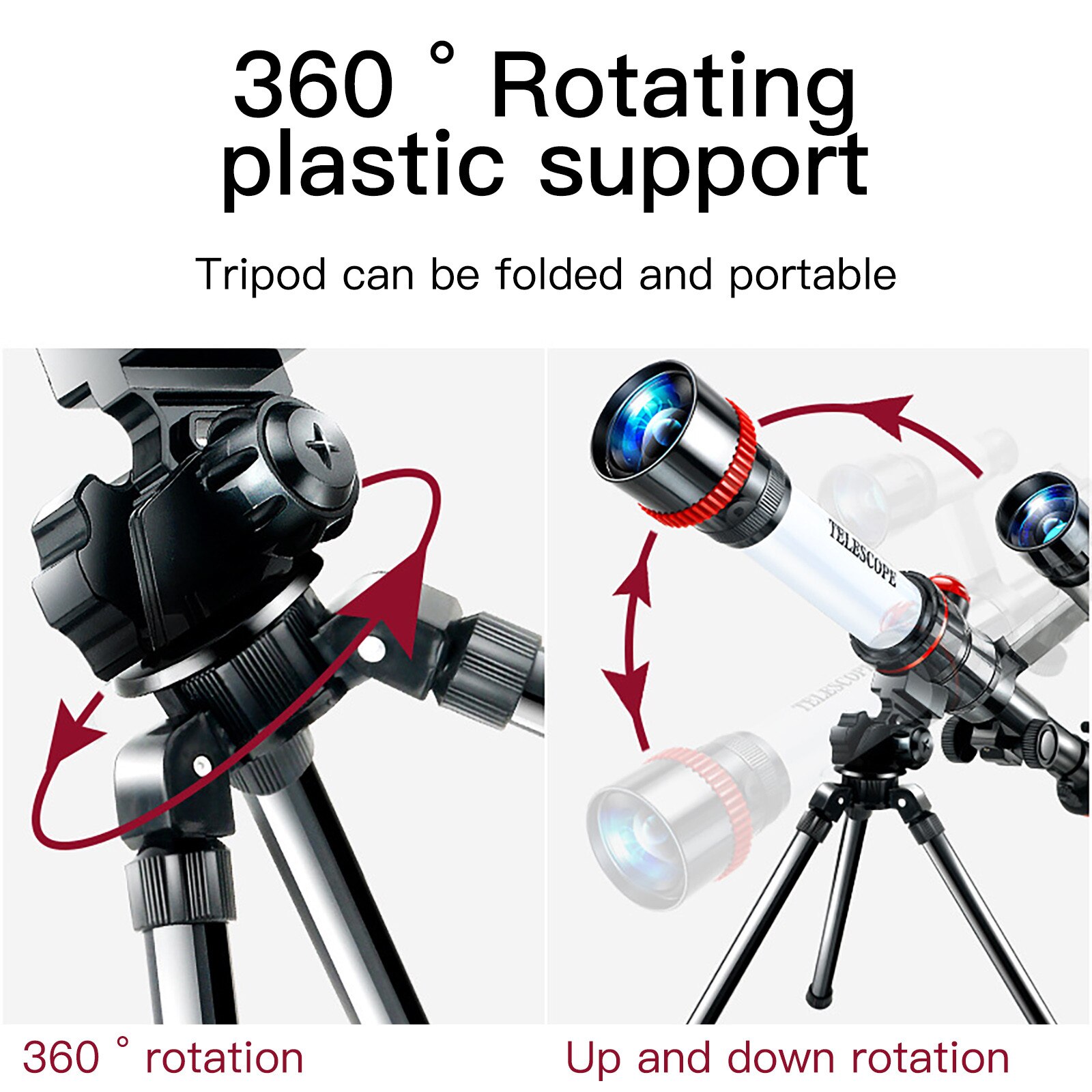 Astronomische Telescoop Outdoor Camping Kinderen Science Experiment Simuleert Sterrenwacht Met Astronomische Telescoop Monoculaire # G4