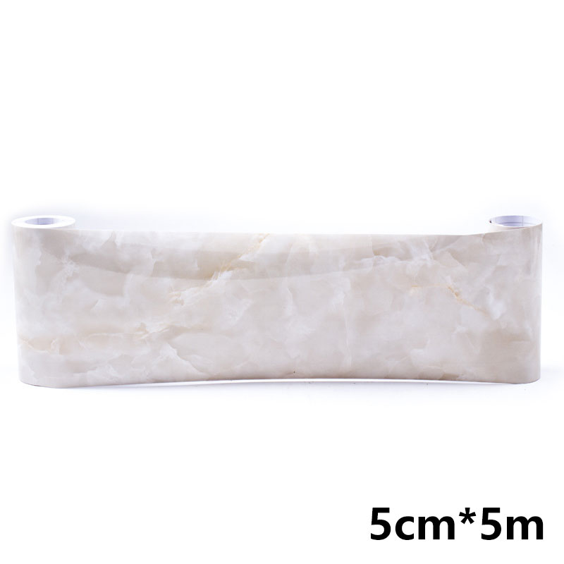 5M Self-Adhesive Baseboard Wall Stickers Transmission Skirting Board Window Sill Floor Ceramic Tile Sticker Corner Waist Line: I