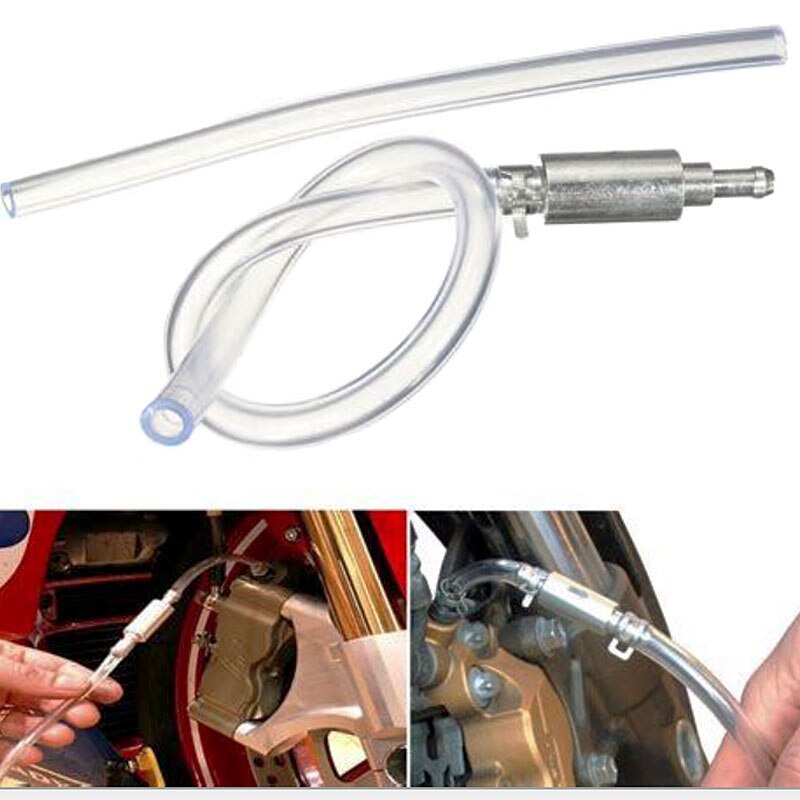 Bleeding Hose Tool Kit Hydraulic Brake Bleeder Clutch Tool Kit Auto Vehicle Motorcycle Oil Pump Replacement Adapter Hose 080143