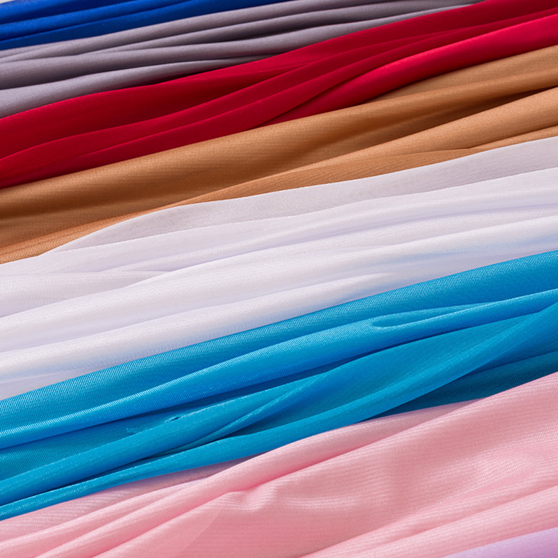 Tissu de doublure de jupe élastique pour la couture de vêtements, micro perméable, fin et doux, été, mètres