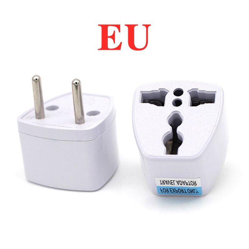 Universal Worldwide Adapter Electric Socket AU UK US EU Plug Adaptor Travel Wall Charger AC Power Option 2 USB Charging Port: EU 4.0