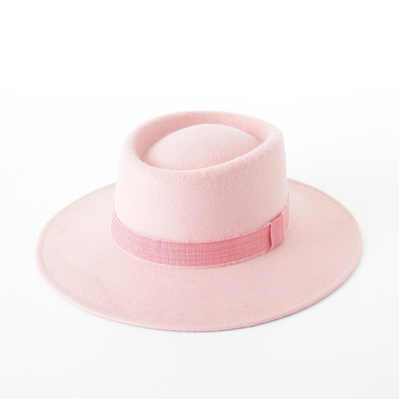 01811-hh8088 rubans d'hiver en laine de style britannique de différentes couleurs pour hommes et femmes: Rose