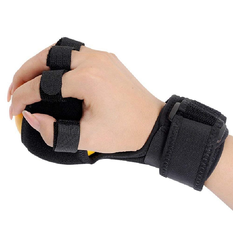 Anti-Spasticity Ball Splint Hand Functional Impairment Finger Orthosis Hand Ball Rehabilitation Exercise