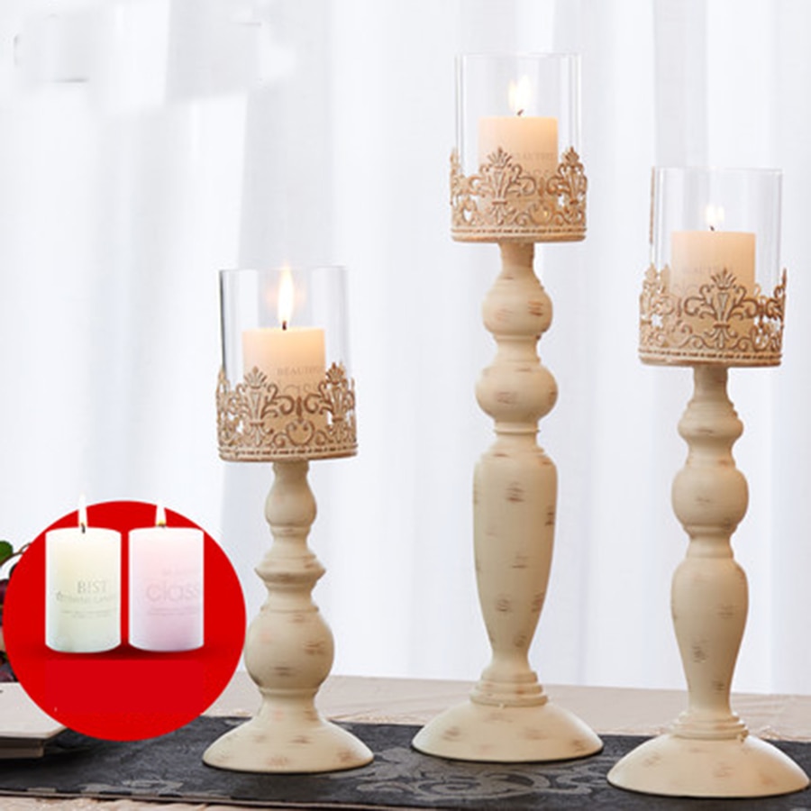 Moderne zwarte kandelaar metalen glas Nordic grote Kroonluchter licht marokkaanse kandelaar bruiloft centerpieces voor tafels 50ZT0008