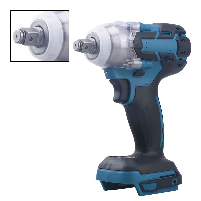 18V Borstelloze Elektrische Sleutel Impact Dopsleutel 520Nm Hand Boor Installatie 1/2 Dopsleutel Power Tool Voor Makita Batterij