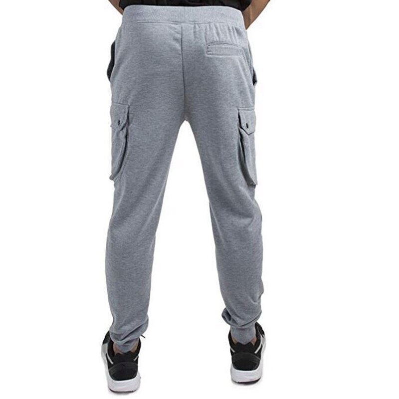 Mens Sport Pants Long Trousers Fitness Workout Joggers Gym Sweatpants