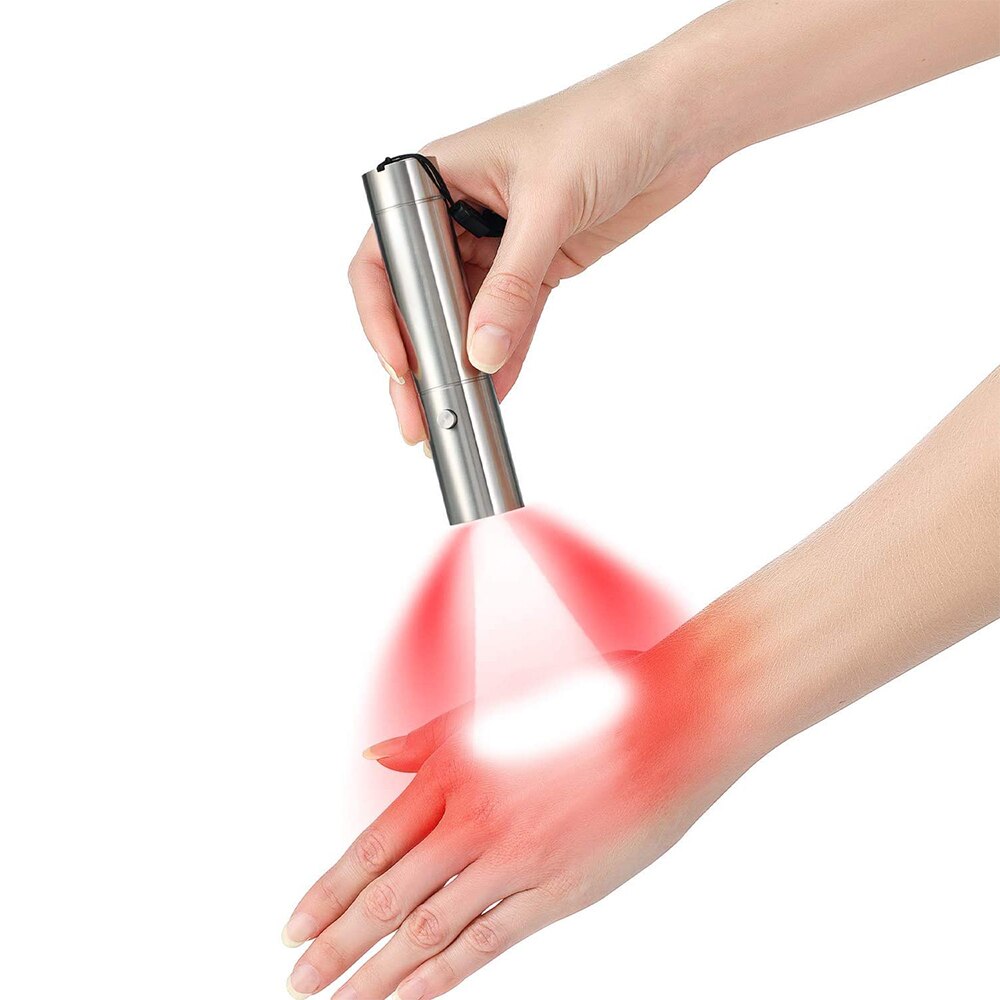 LED Red Light Therapy Pen Pain Relieve Skin Rejuvenation Anti-Wrinkle Freckle Removal Whitening Tool Skin Health Care Device