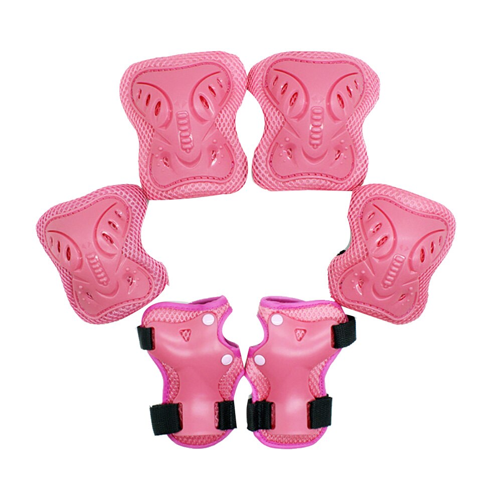 6 st utomhus skridskoåkning för barn knä armbåge handstödskydd skyddsskydd set ridning handledsskydd rullskridsko säkerhetsskydd