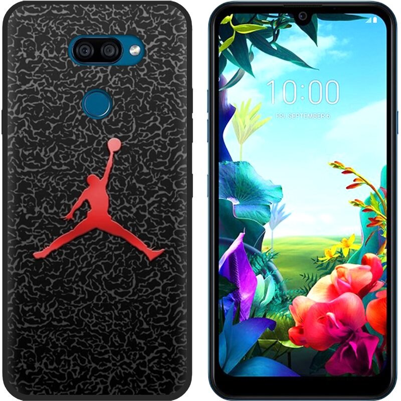 Shockproof Anti-dust Phone Case For LG K40S Wristband Lanyard Silicone Phone Holder Waterproof Dirt-resistant Back Cover TPU