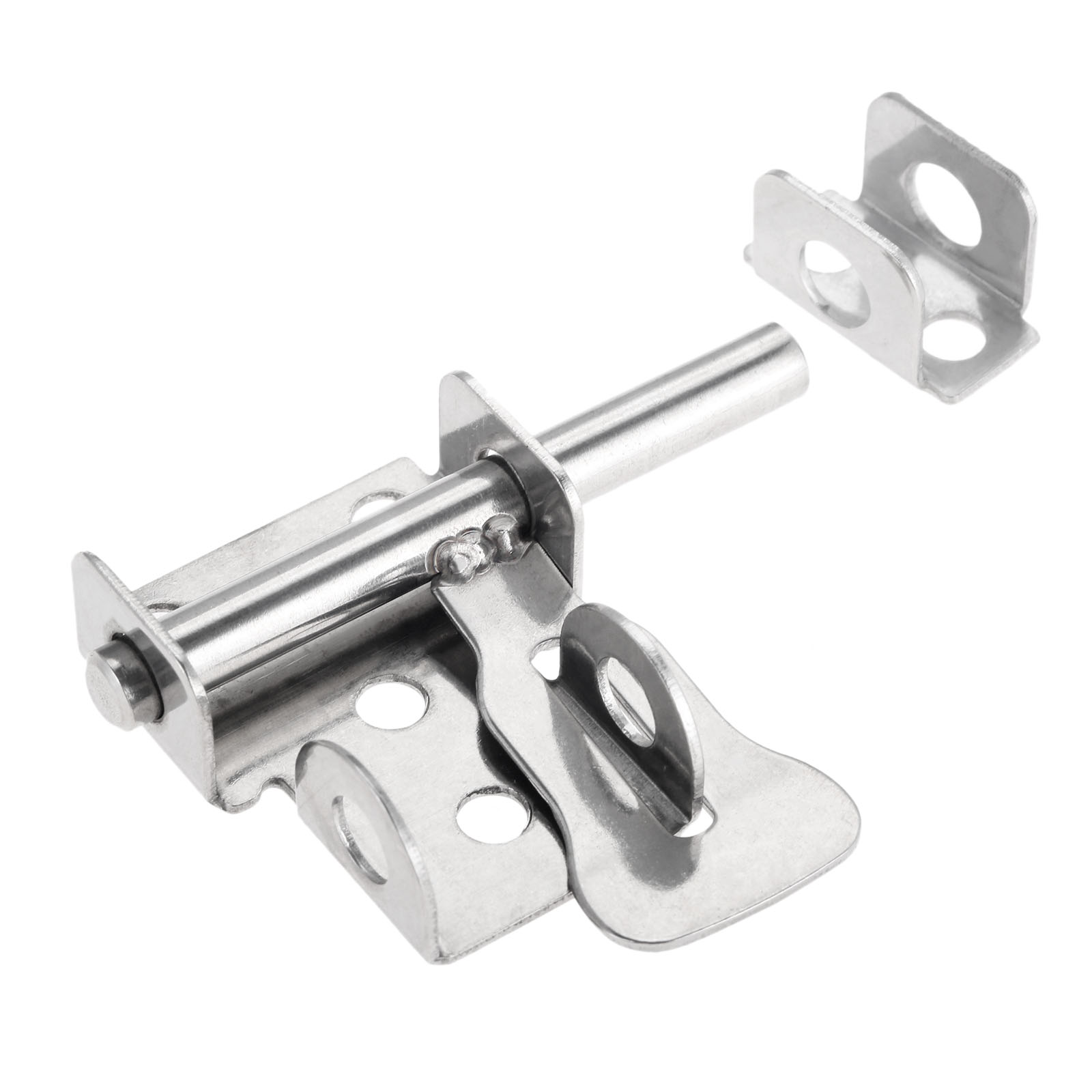 1pc Door Bolt Lock Slide Bolt gate Latch Barrel Lock Safety Practical Lock door hardware for Window home gate stainless steel