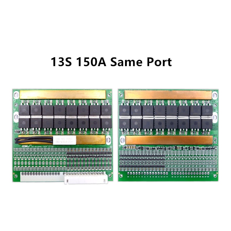 6S-13S 25A 35A 50A 80A 150A BMS Balance Board 24V 36V 48V Ternary Lithium/LiFePo4 Battery Protection Board power tools 7s 8s 10