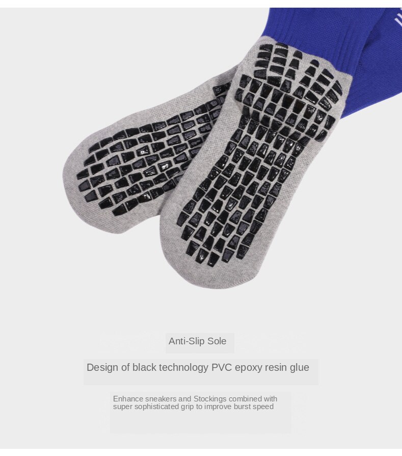 Meias de compressão para adultos, profissionais, antiderrapantes, respiráveis, para futebol, corrida, basquete, meia longa