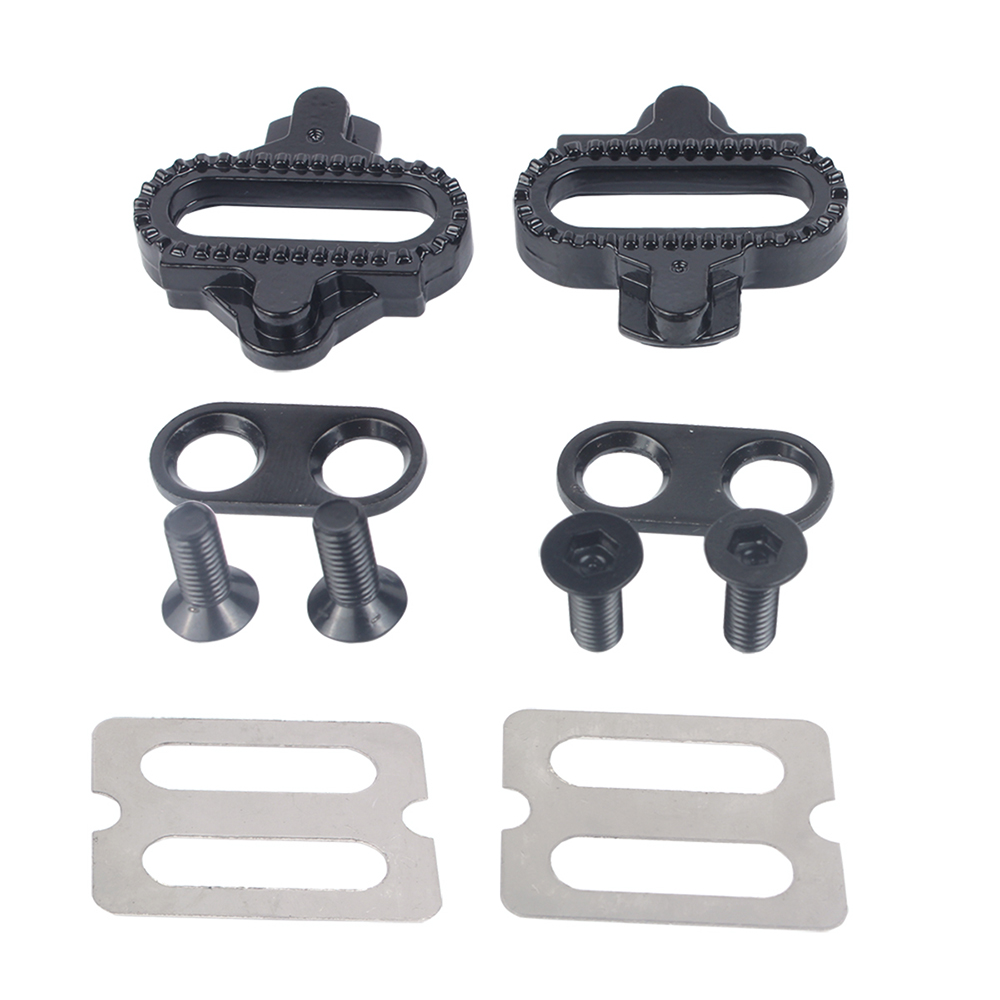 Pedal de bicicleta de montaña RACEWORK SPD-A530 Pedal de bloqueo antideslizante 2 en 1 con tacos SH51 Pedal de bloqueo de bicicleta MTB y Pedal plano de carretera