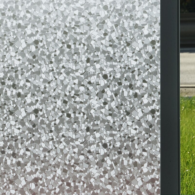 Nuelife window glass sticker bathroom opaque toilet anti-privacy frosted glass film sliding door window flower PVC sticker