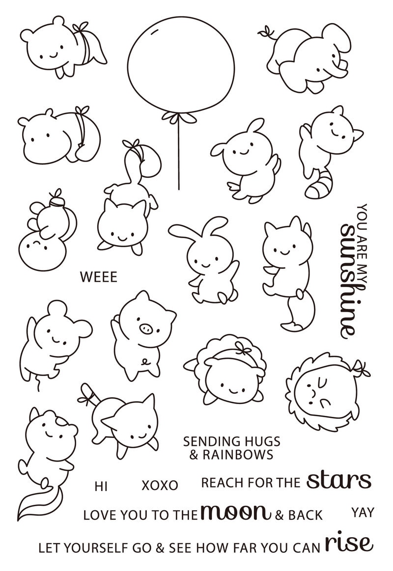 Christmas Transparent Clear stamps and metal cutting dies DIY Silicone Seals Scrapbooking