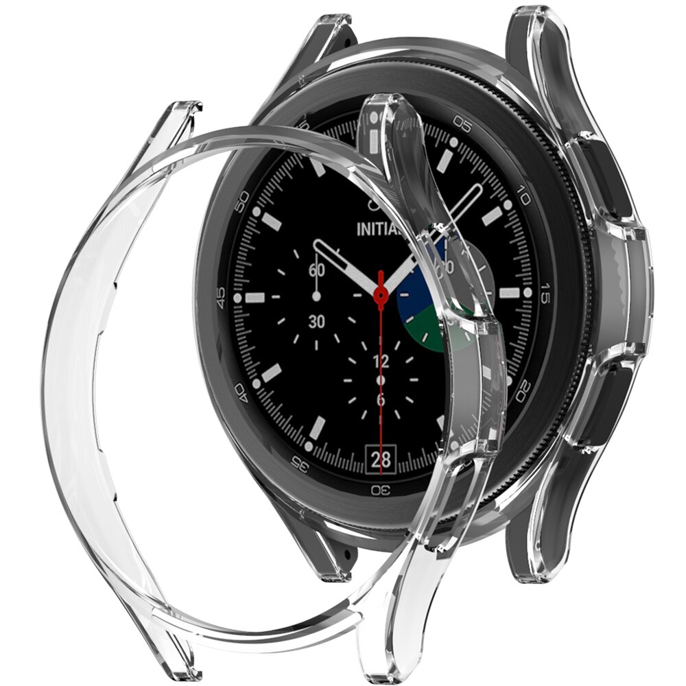 Pokrowiec na zegarek Samsung Galaxy Watch 4 Classic 42 mm 46 mm, matowe etui PC Wszechstronna powłoka ochronna zderzaka do Galaxy Watch 4