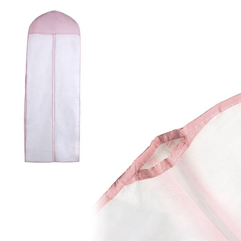 Vestido de novia de , funda protectora de transporte, almacenamiento de ropa, bolsa con cremallera, accesorios de vestido de boda
