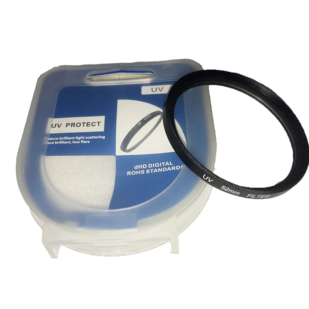 Folete 52mm UV Filter Glas Lens Protector voor NIKON D3200 D3100 D3000 D5300 D5200 D5100 D5000 D7100 DSLR Camera 18-55mm lens