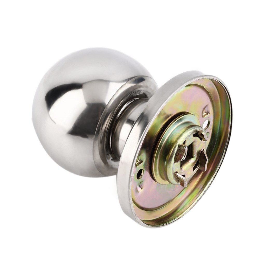 Durable Spherical Stainless Steel & Copper Material Door Handle Knob Latch Set