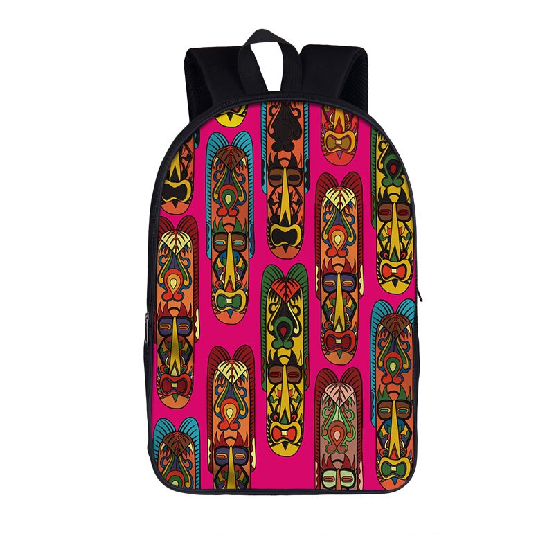 Latin Amerika Schule Taschen für Kinder Afrikanische Tradtional Druck Grundschule Tasche Kinder Schulter Bagpack Mädchen Buch Tasche: 16afrio14