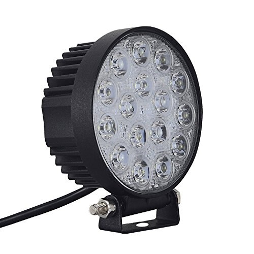 Faro de trabajo redondo, 48w, 12v/24v, LED
