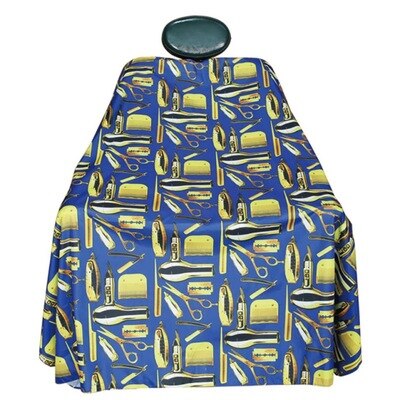 Vattentät frisyr cape tyg klippning hår mönster salong barber cape frisör frisör förkläde omlott klänning verktyg frisör förkläde: Elfenben