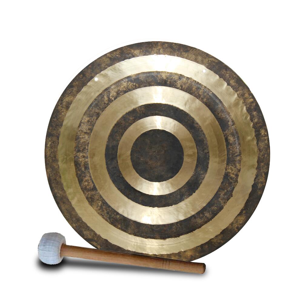 Arborea 14&quot;Wind Gong 35cm Deep wave/Lotus/Taichi/Sun/Eclipse Feng gongs Gong Healing Best Choice: Sun wind gong