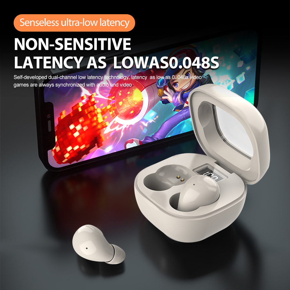 Mini Unsichtbare Kopfhörer TWS Bluetooth 5,3 Kopfhörer Drahtlose Heasets HIFI Stereo Lärm die Ermäßigung Ohrhörer Für iphone Xiaomi